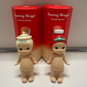 Sonny Angel Snack Series - Bundle Coffee & Ketchup  - Authentic